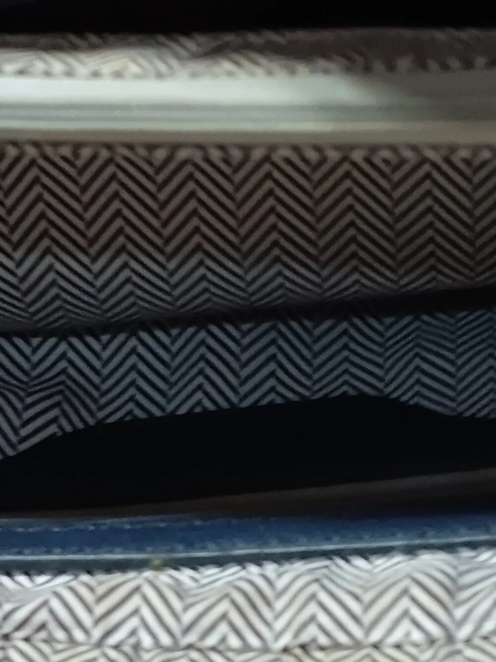 Ivanlka Trump Navy Blue Satchel